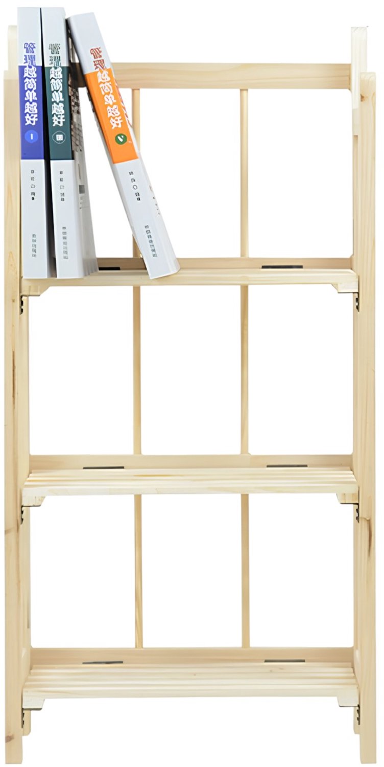 Merkloos 3-laags Boekenkast van Cederhout - 67x32x18 cm