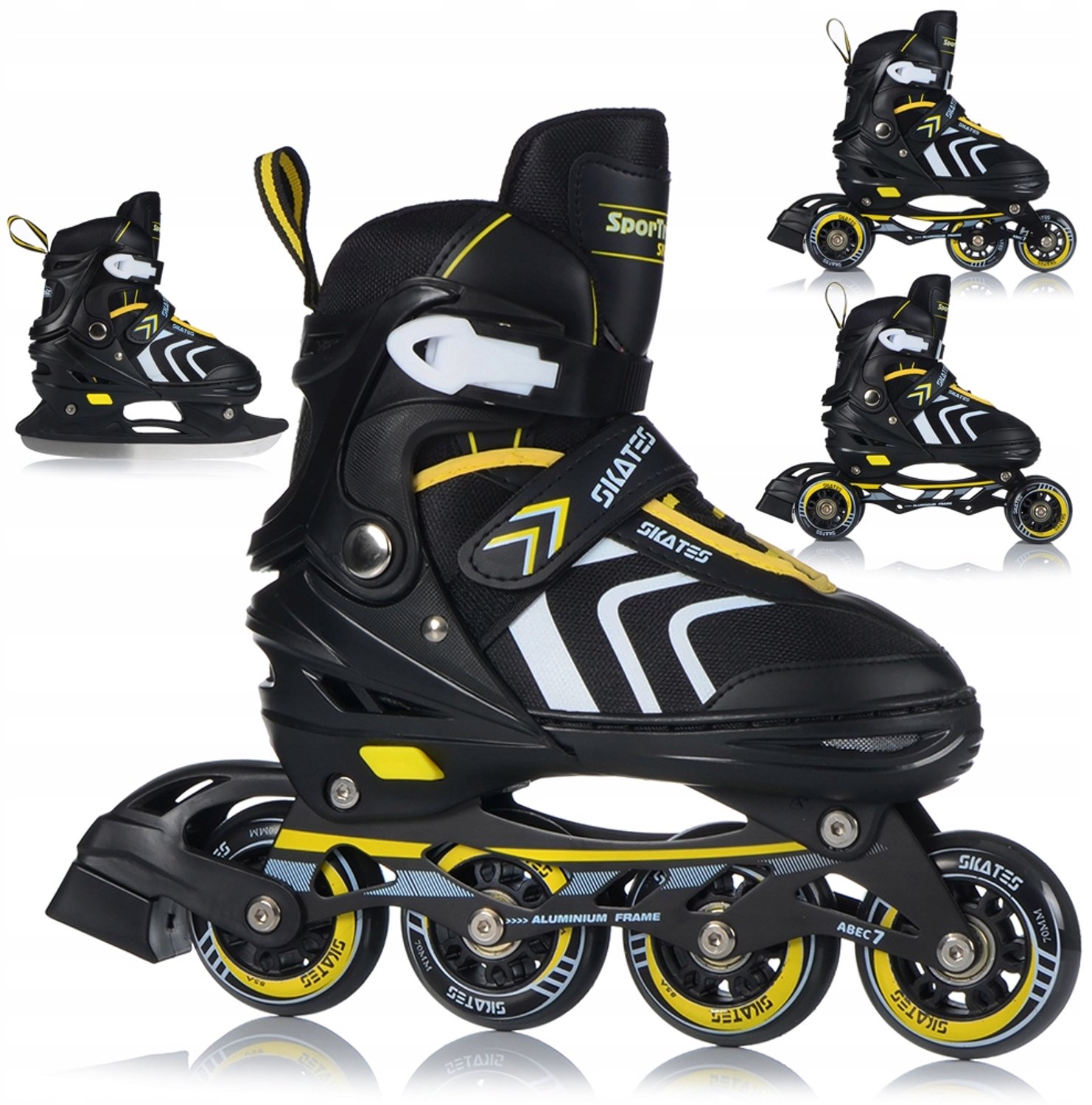 Verstelbare 4-in-1 Schaatsen/Skeelers/Rolschaatsen voor Kinderen