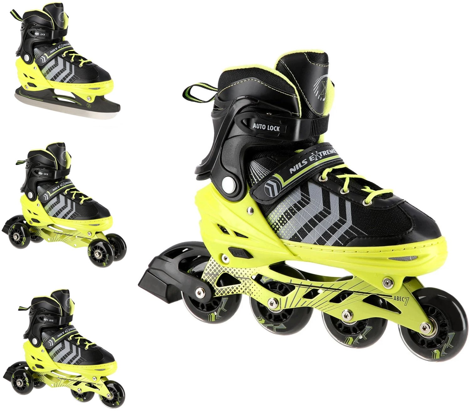 Verstelbare 4-in-1 Schaatsen/Skeelers