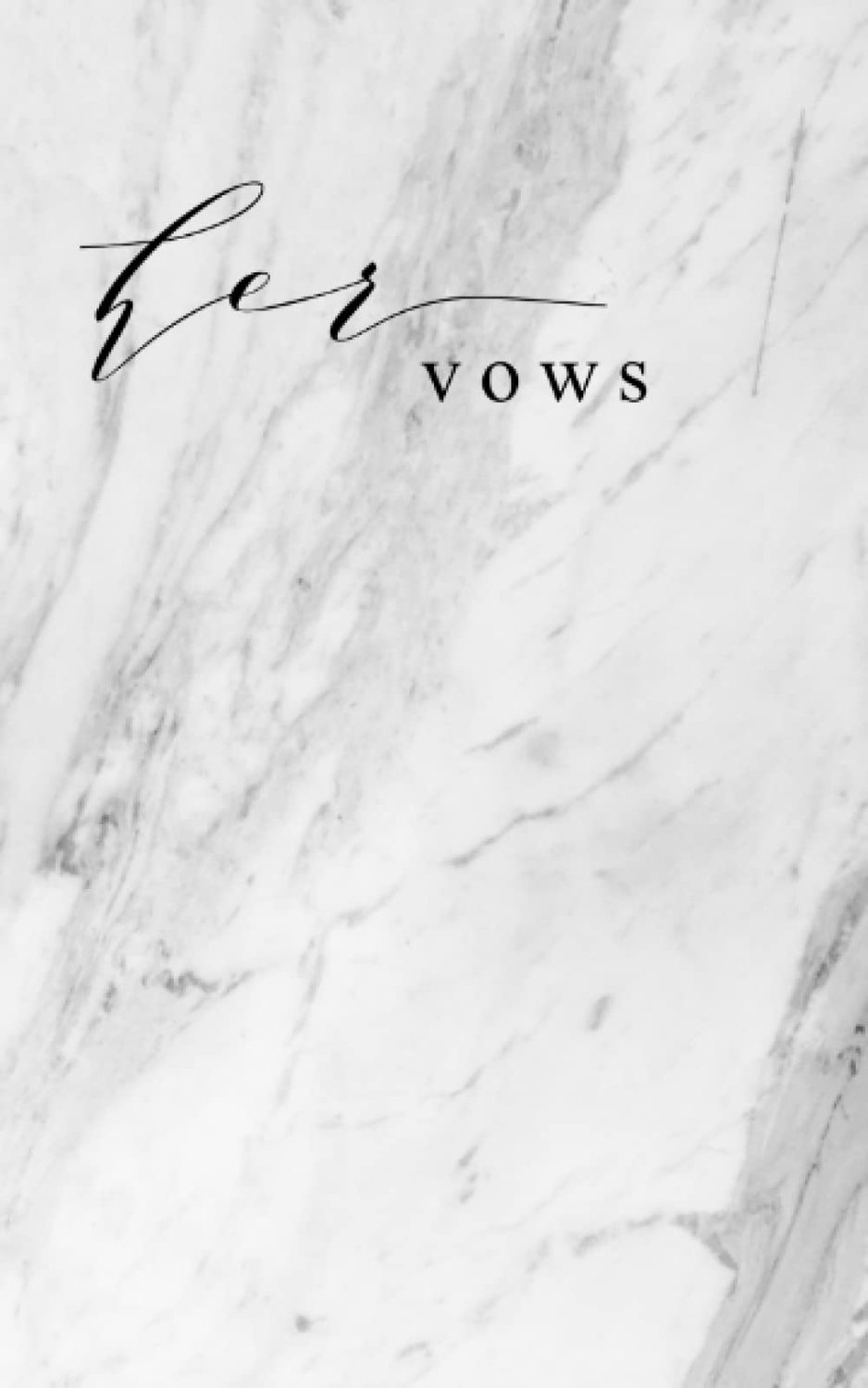 Her Vow Book - Wedding Day Vow Book - Wedding Journal - Her Wedding Notes - His and Hers Vow Books Sold Separately - ShopVlot