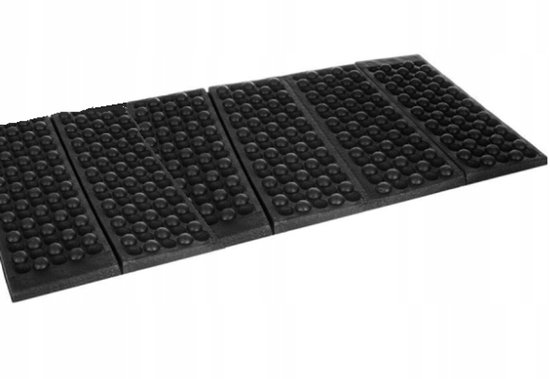 Opvouwbare Dikke Kampeer- en Picknickmat - Zwart — afbeelding 2