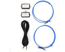 Magnetische Antenne - Loop Antenne Radio - HF Ontvangst Verbeteren - Lage Verlies Breedband - 10kHz tot 30MHz - Blauw