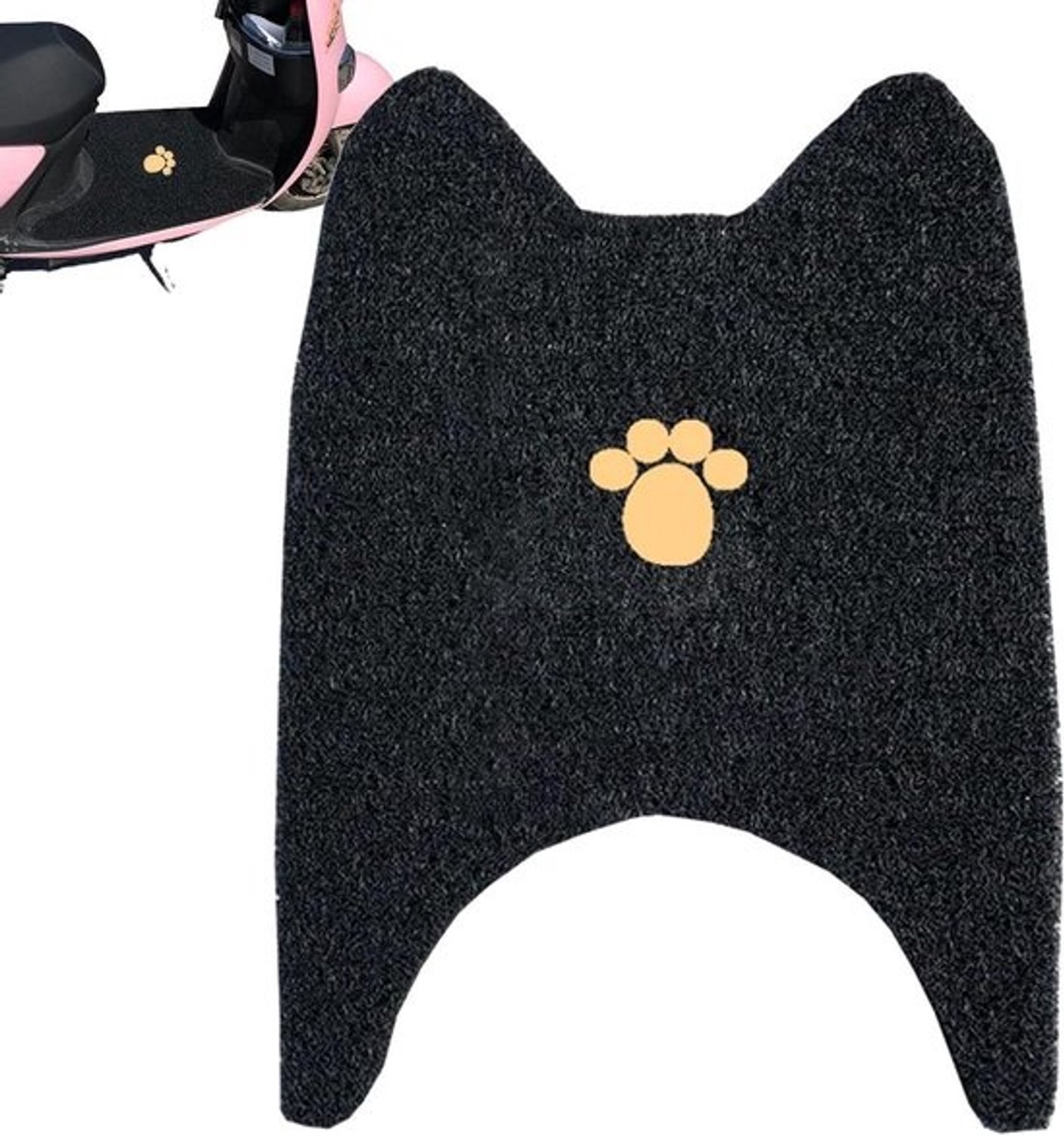 Scooter Pedaal Pad - Voetmat Scooter - Bescherming Scooter - Antislip PVC Materiaal - 42 x 26 cm - Zwart