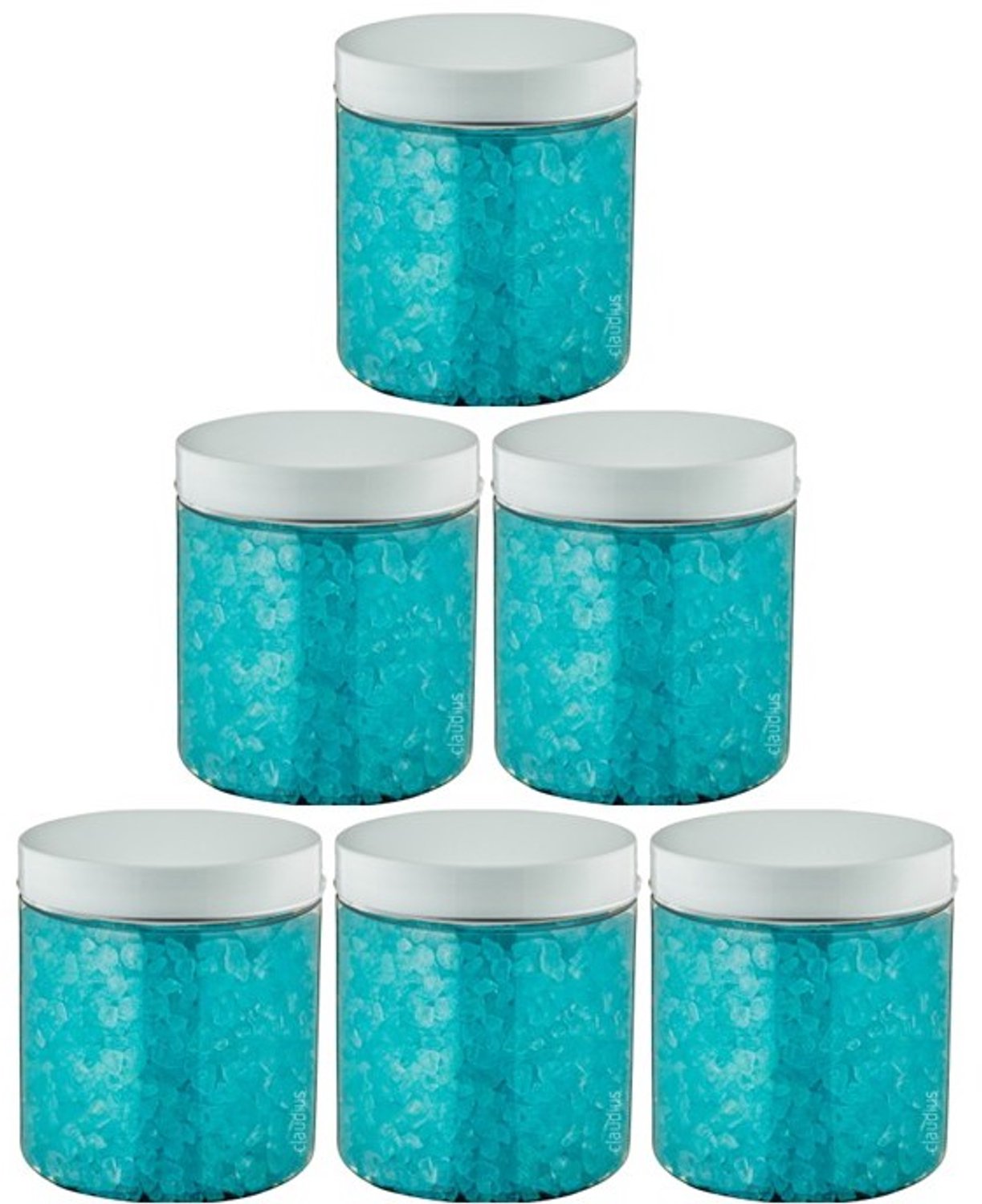 Claudius Badzout Opium - 300 gram - Pot met witte deksel - set van 6 stuks - pure ontspanning