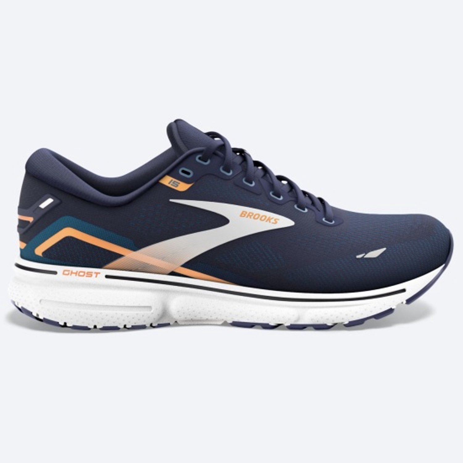 Brooks ghost 15 MEN - 40, Peacoat/Blue/Orange Pop