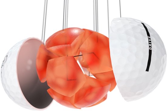 Vice Drive - Lakeballs - 25 gebruikte golfballen - wit — afbeelding 3