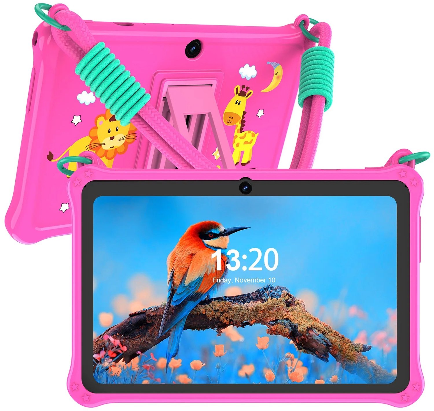 Jolien Kindertablet - Tablet - Tablet vanaf 3 jaar - Tablet met beschermhoes - 7-inch Tablet - 4GB werkgeheugen -32GB opslagruimte