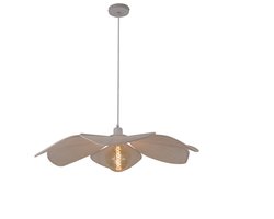 Chericoni Corvo Hanglamp - 1-lichts - Ø80 cm - Wit - Sisal