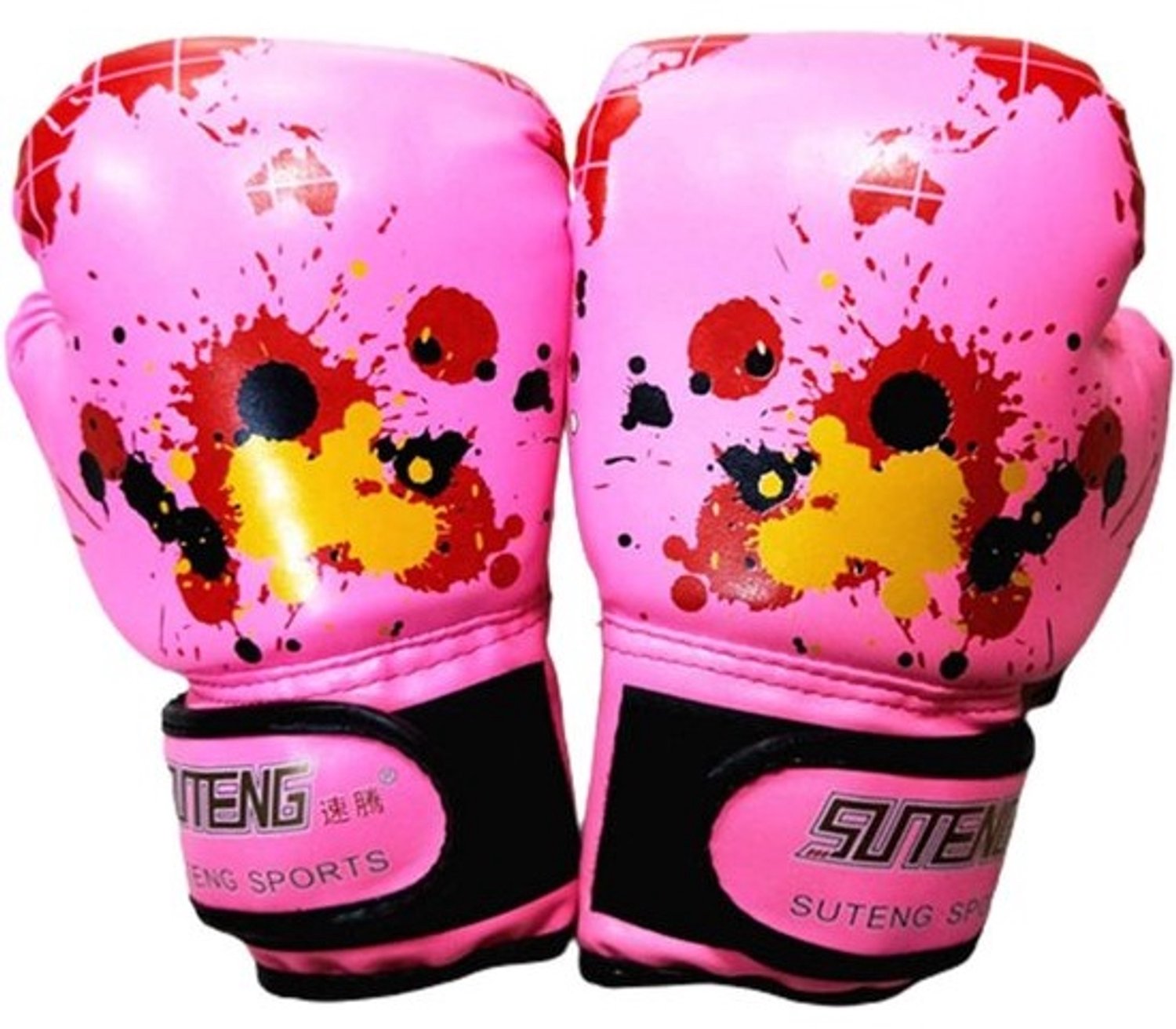 MK Stoer - Bokshandschoenen voor kinderen - Kinderen 2-11 jaar - Jongens meisjes peuter - PU cartoon sparring training - Kickboksen bokszak focuspads - Roze