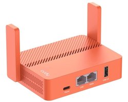 Draadloze Reisrouter AC1200 - Draagbare extender voor openbare netwerken en hotels - VPN-server en USB-ondersteuning
