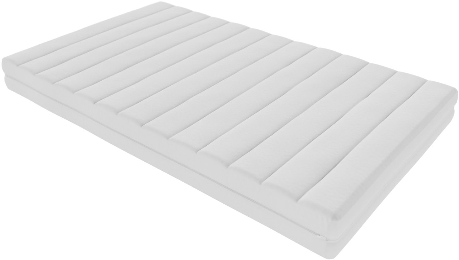 Toros Bedden Deluxe Matras Koudschuim 120x200 - Hybride 20cm dik - Bamboo Tijk - Stevig Wit