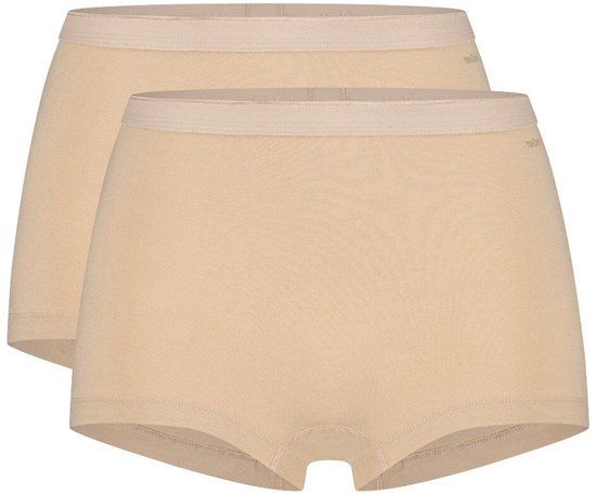 Twee-pack huidkleurige Ten Cate shorts.