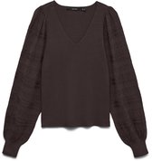 VERO MODA - VMNEWLIMONE LS V-NECK PULLOVER BOO Dames Trui