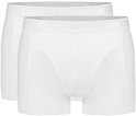 Set van twee witte Ten Cate shorts met elastische tailleband met merklogo.