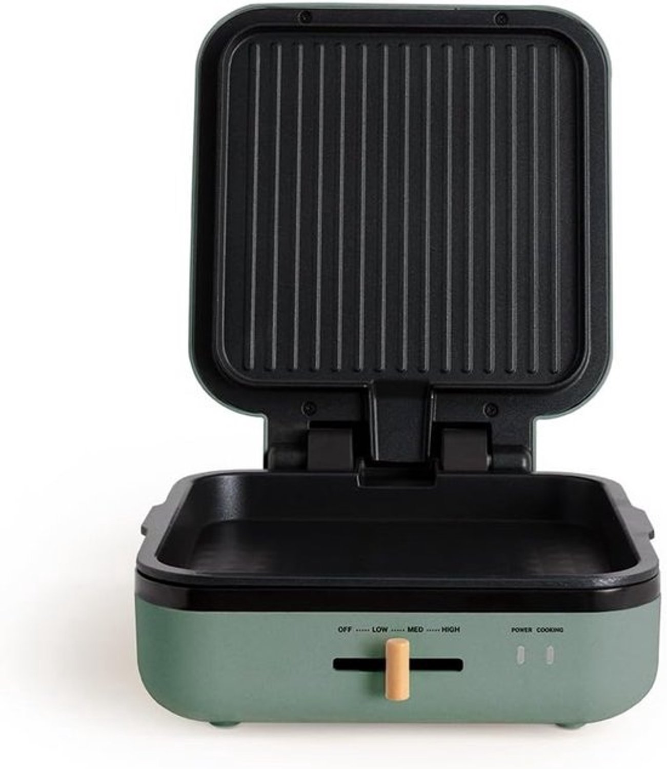 Multifunctionele contactgrill - 180° opening en temperatuurregeling