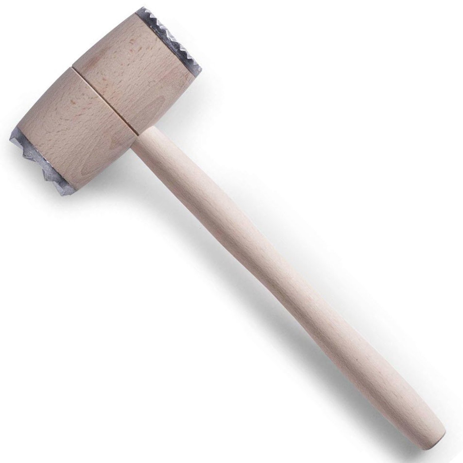 Vleeshamer van hout, 30 cm, ZELLER
