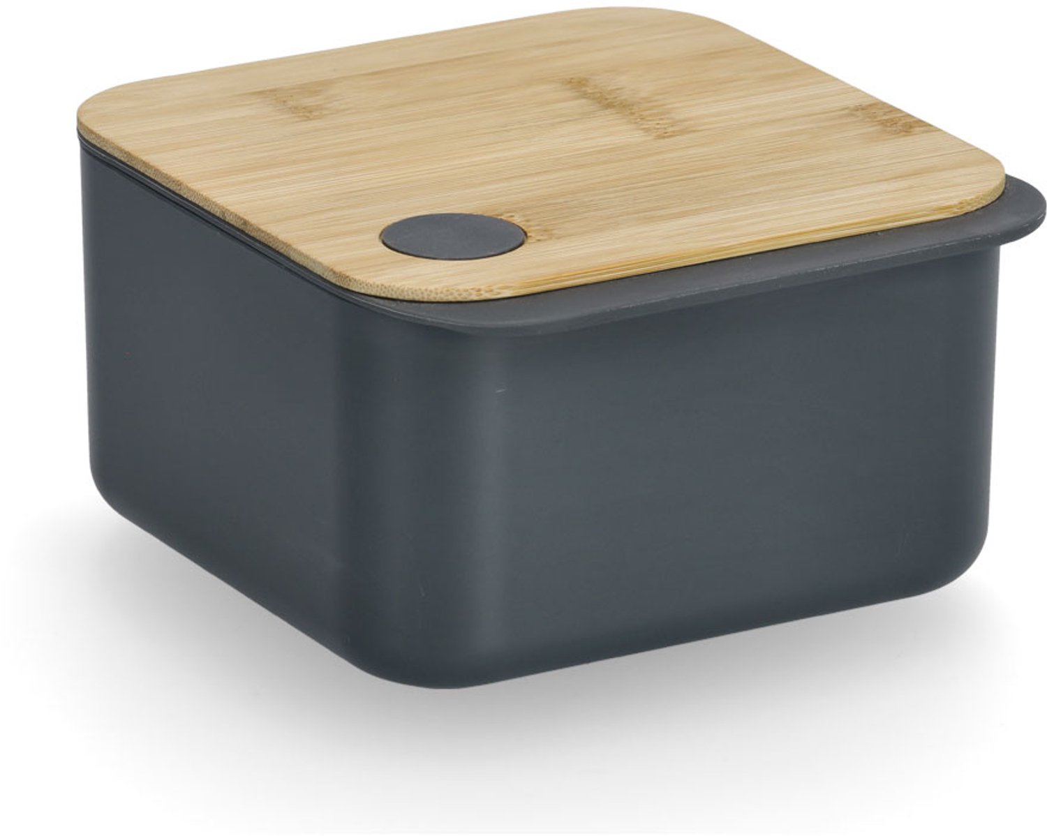 ZELLER - Opbergcontainer met bamboe deksel, 1100 ml