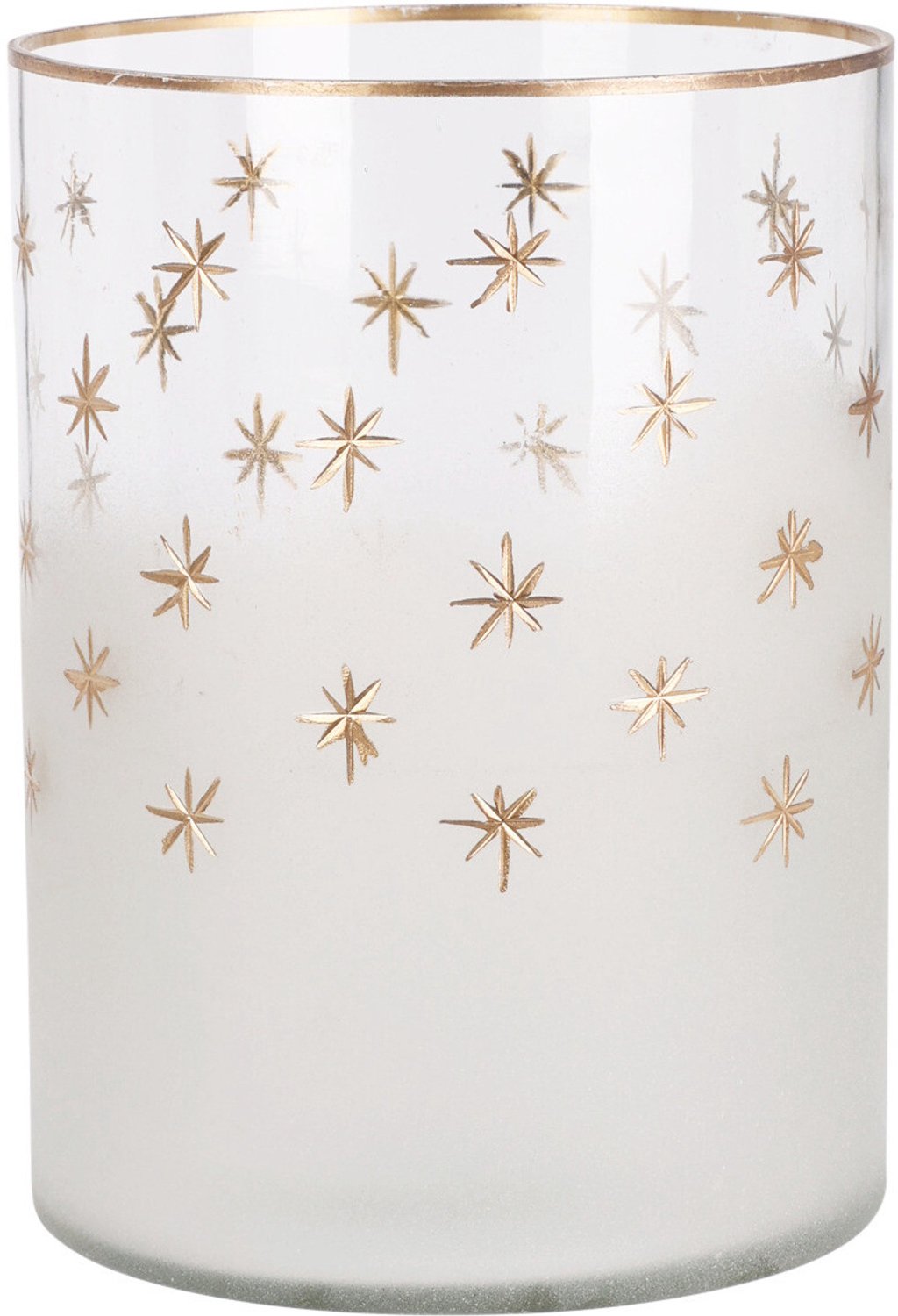 Home & Styling Collection Home Styling Collection - Theelichthouder in de vorm van een glas, Ø 10 cm Wit