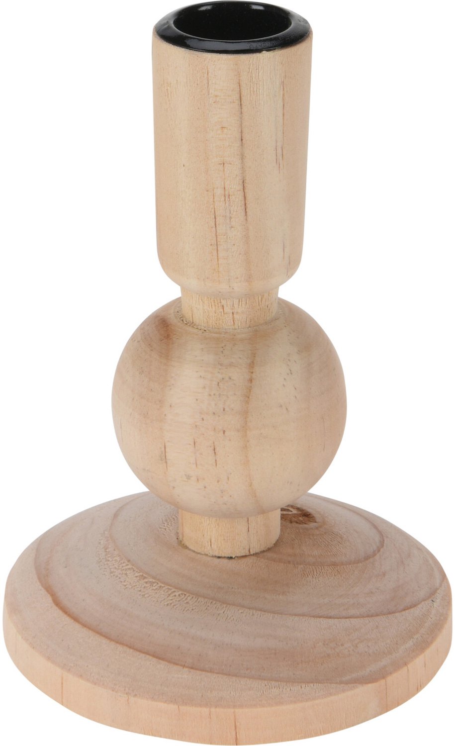 Home & Styling Collection Home Styling Collection - Houten kaarshouder, natuurlijk Beige