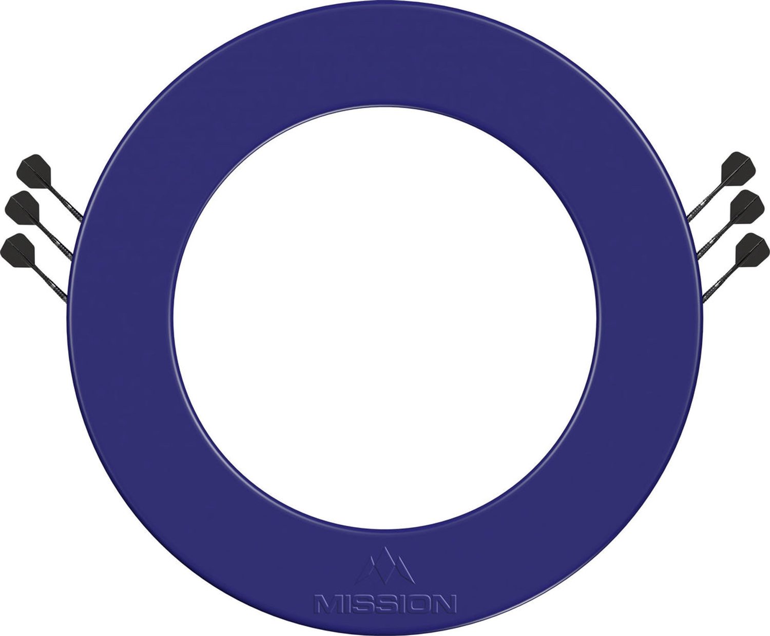 Mission 2026 Logo Dartbord Surround – Blauw– Met Ingebouwde Dartpijlhouders – Dartbord Beschermer
