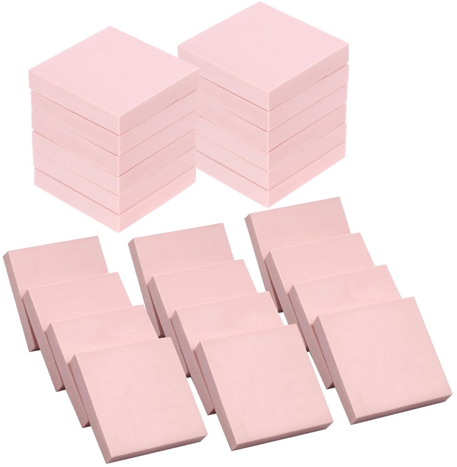 Famanu – Zachte rubberen snijstempelblokken 24 stuks 5x5 cm