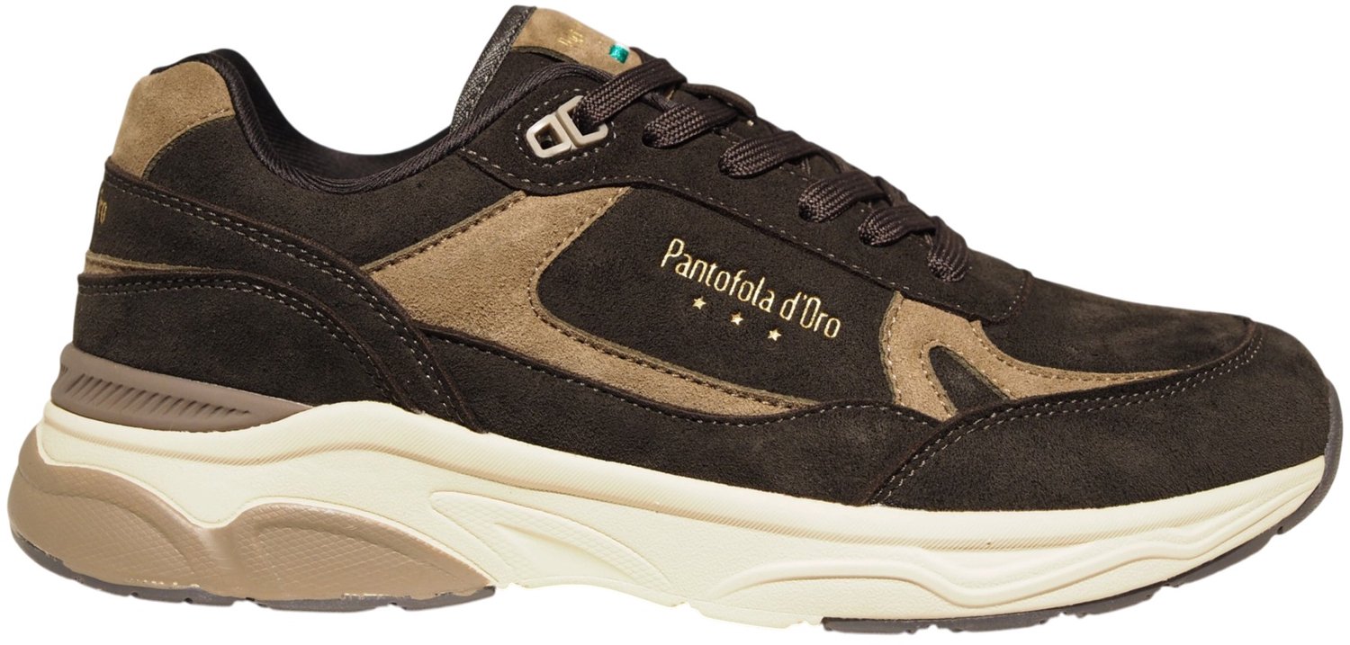 Pantofola d'Oro bruine suède heren sneakers - Gran Reno