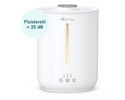 Qumax Luchtbevochtiger met Aromatherapie – Air Humidifier – Diffuser voor Woonkamer, Kantoor, Babykamer, Slaapkamer – Verschillende Standen – Stil Ontwerp – Vernevelaar 2,8L