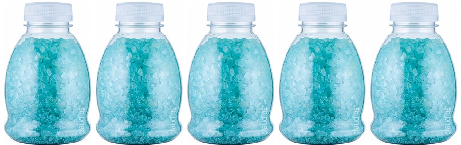Claudius Badzout Hamam - 375 gram - Fles met transparante dop - Set van 5 stuks - pure ontspanning