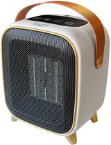 Adler AD 7762 Keramische Kachel 1000W – Elektrische Ventilatorkachel – Thermostaat 15-45°C – 2 Warmtestanden – Timer 1-12 Uur – LED Display – Ventilatorfunctie