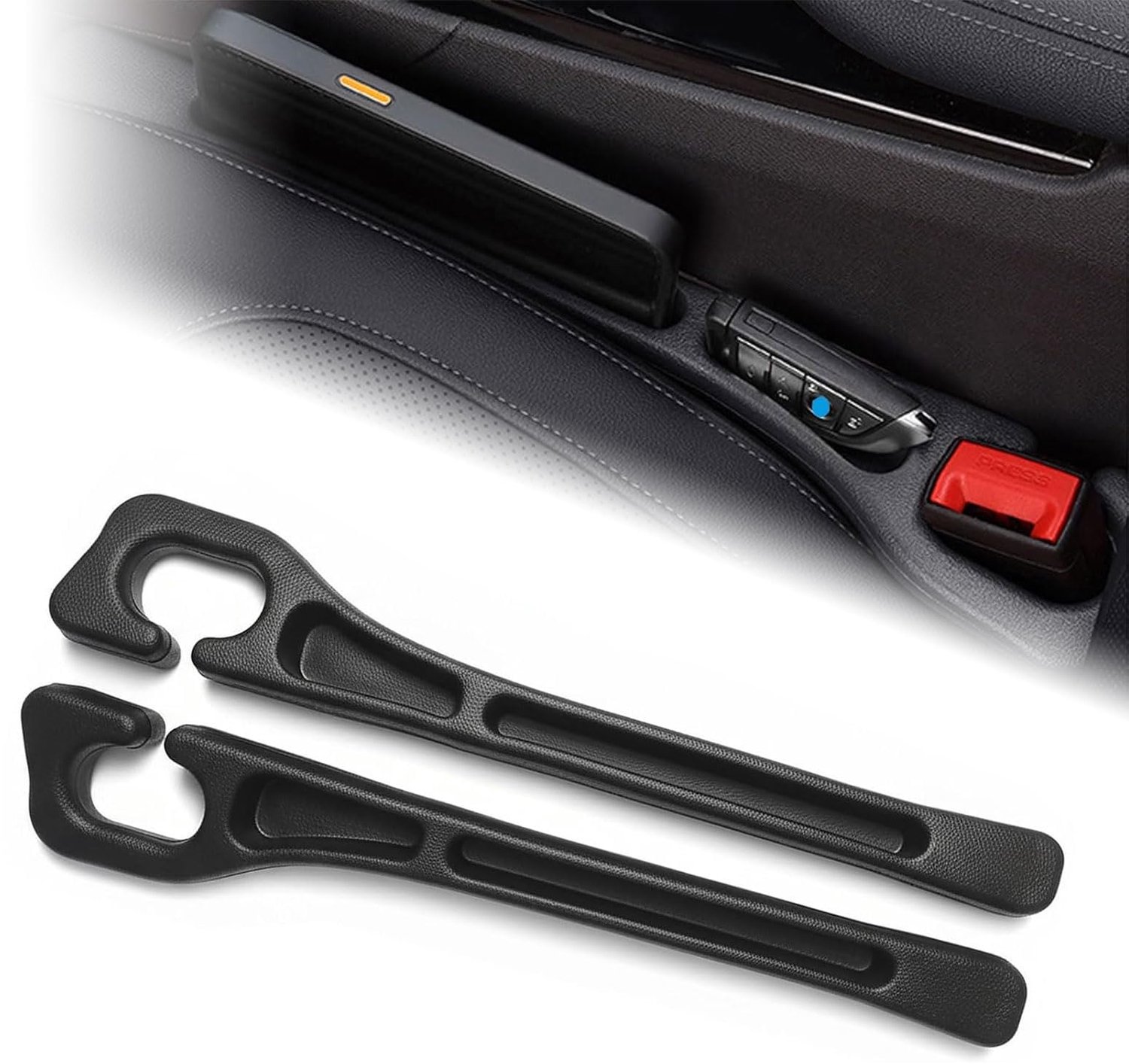 Autostoel Gleufvuller - Stoelruimte Organizer - Auto Accessoire - Opbergruimte voor Auto en Bestelwagen - Set van 2