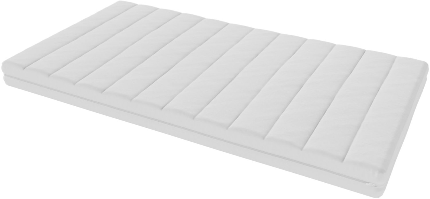 Toros Bedden Matras 100x190 - 14cm dik - HR Koudschuim - Bamboo hoes - contour gesneden 7-zone Wıt