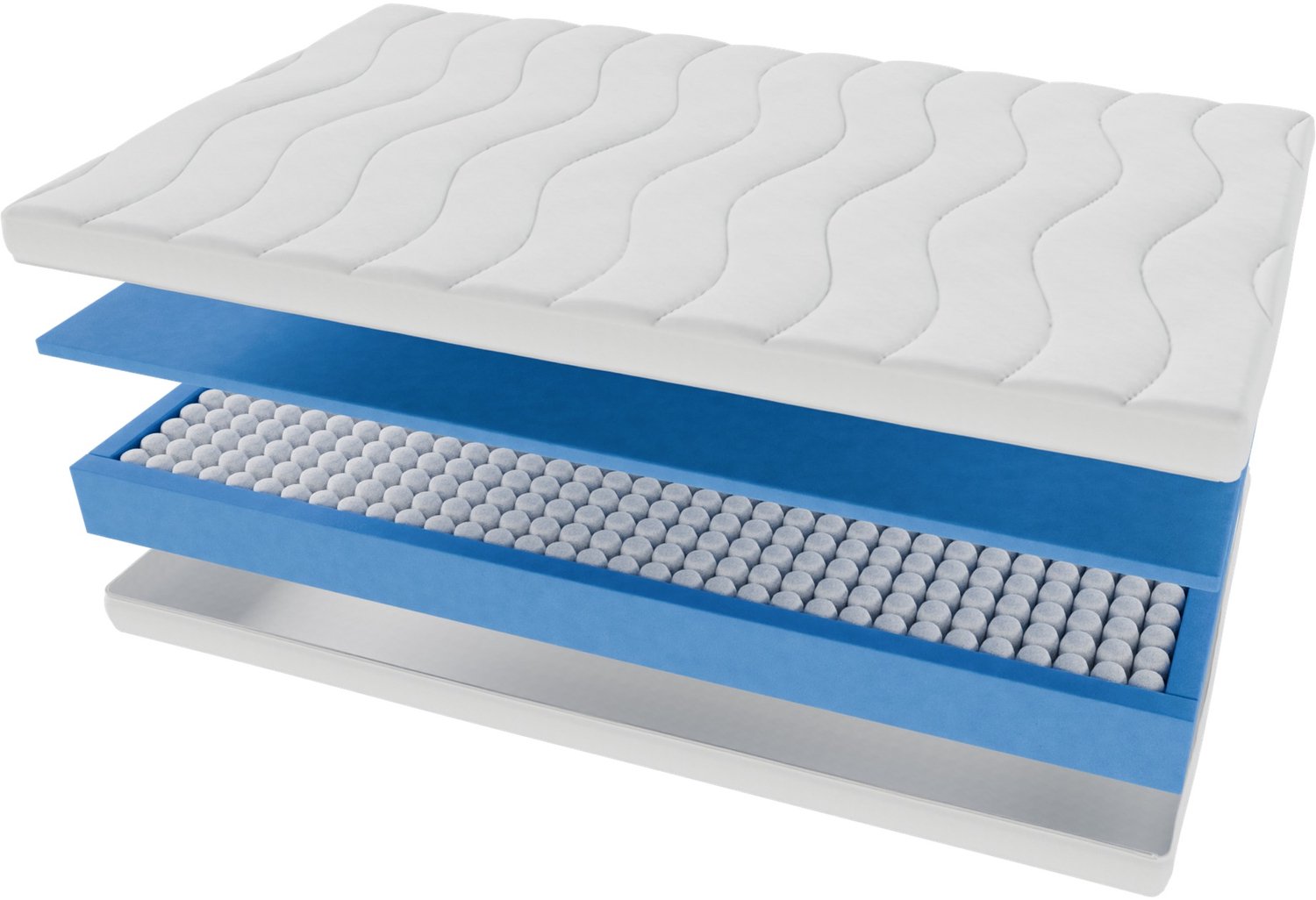 Toros Bedden 120x200x20 Pocket - Matras - 9zone XL - 120x200x20 cm