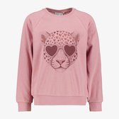 Name It meisjes sweater met luipaard roze - Maat 116