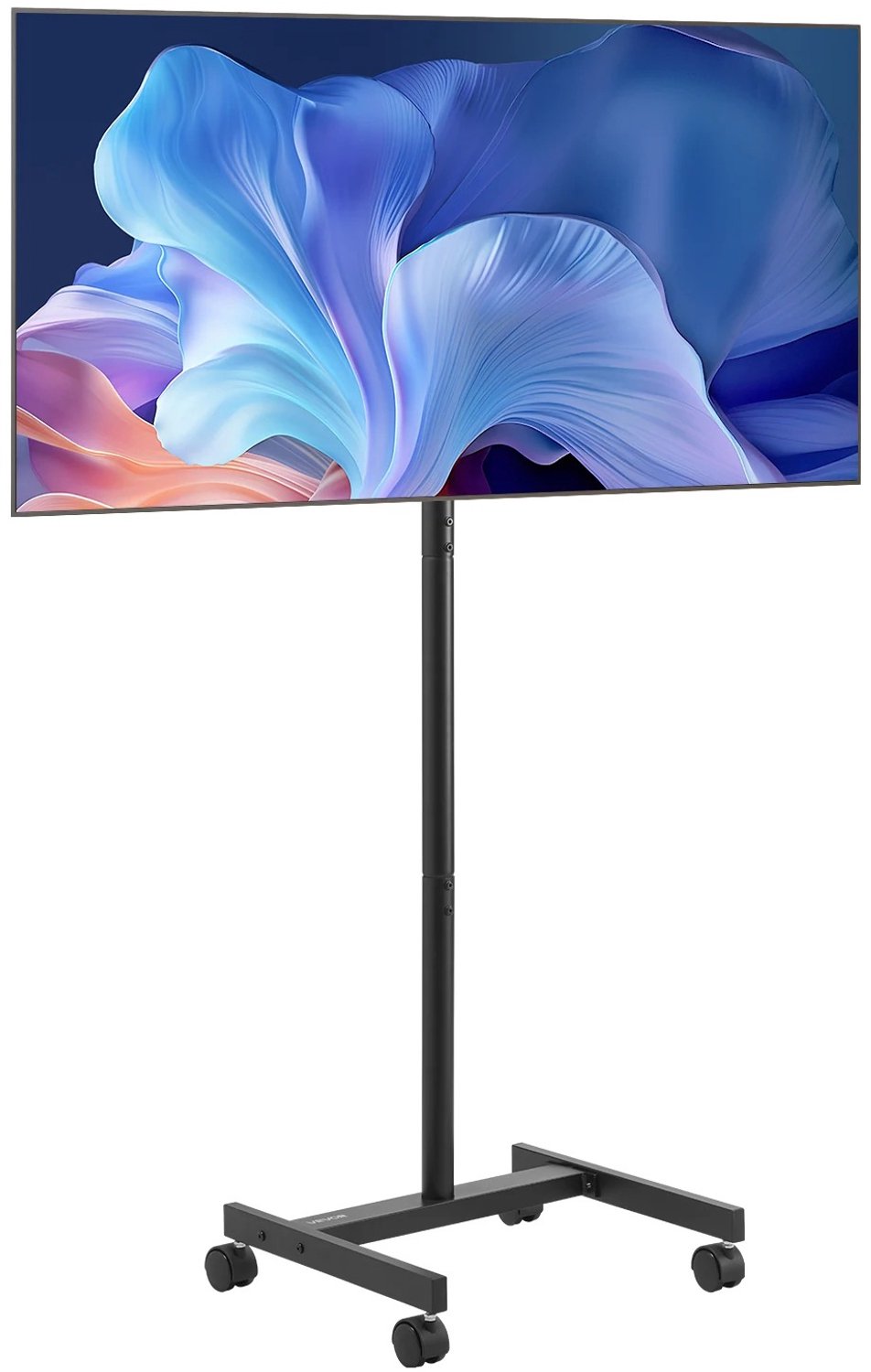 Tremeo - Verrijdbare TV Standaard - Statief - Houder - Vloerstandaard - 17 tot 55 inch - VESA 75×75 tot 200×200 mm - 90° Draaibaar