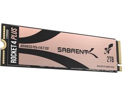Sabrent 2TB Rocket 4 PLUS NVMe 4.0 Gen4 PCIe M.2 interne SSD - Lezen/schrijven 7100/6600MB/s - SB-RKT4P-2TB