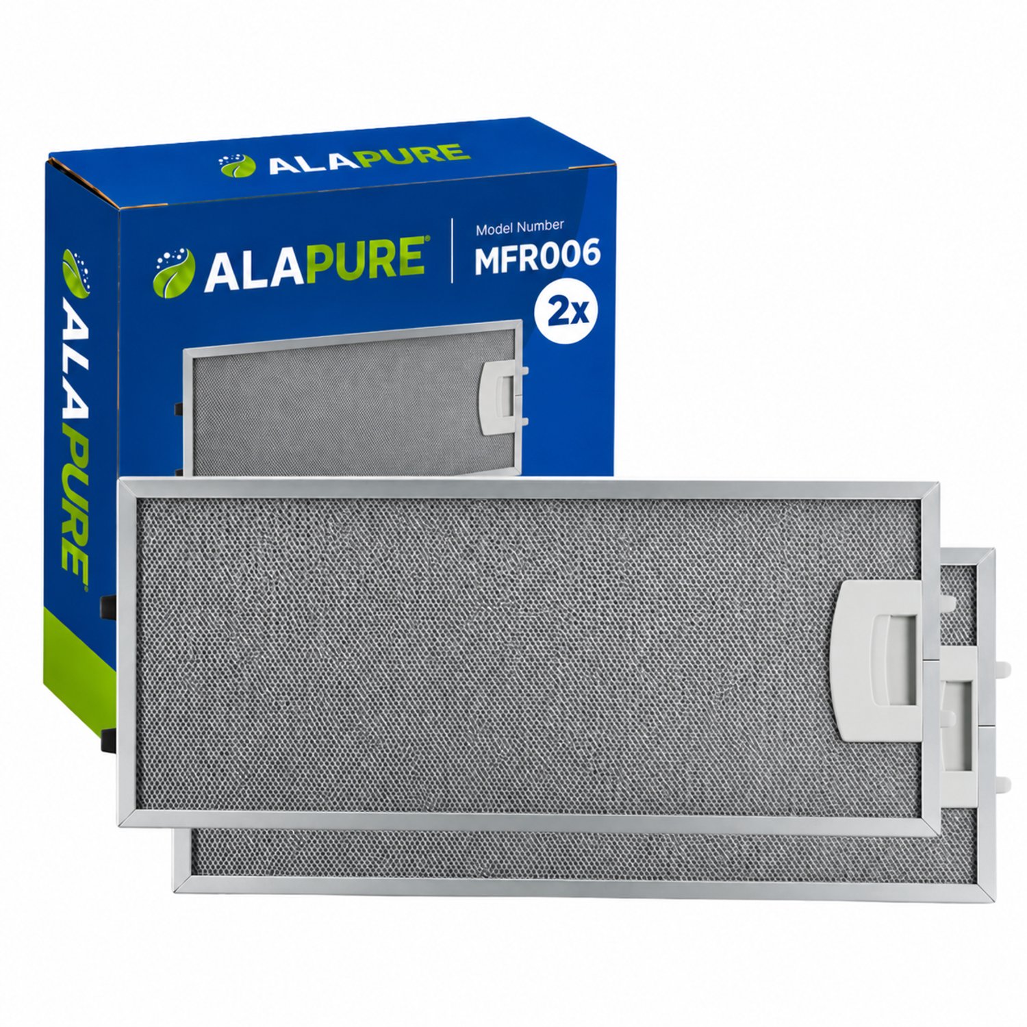 2x Metaalfilter voor Neff 435204 / 00435204 350x165mm