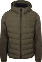 Superdry Hooded Storm Jack Olive - Maat XXL - Heren - Winterjassen