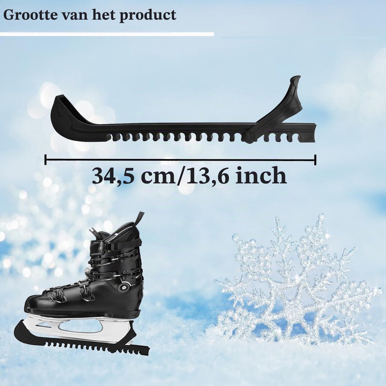 Schaatsbeschermers - verstelbaar - schaatshoezen voor kinderen en volwassenen - bescherming voor schaatsen - m-winkel