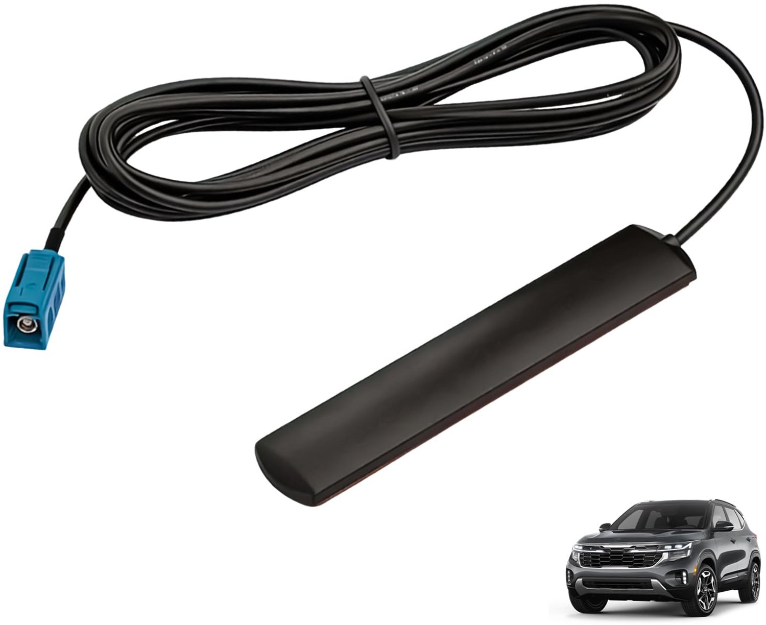 Bluetooth antenne auto 2,4 GHz - Fakra Z-aansluiting - 3 m kabel - interne zelfklevende antenne voor WiFi hotspot - m-winkel