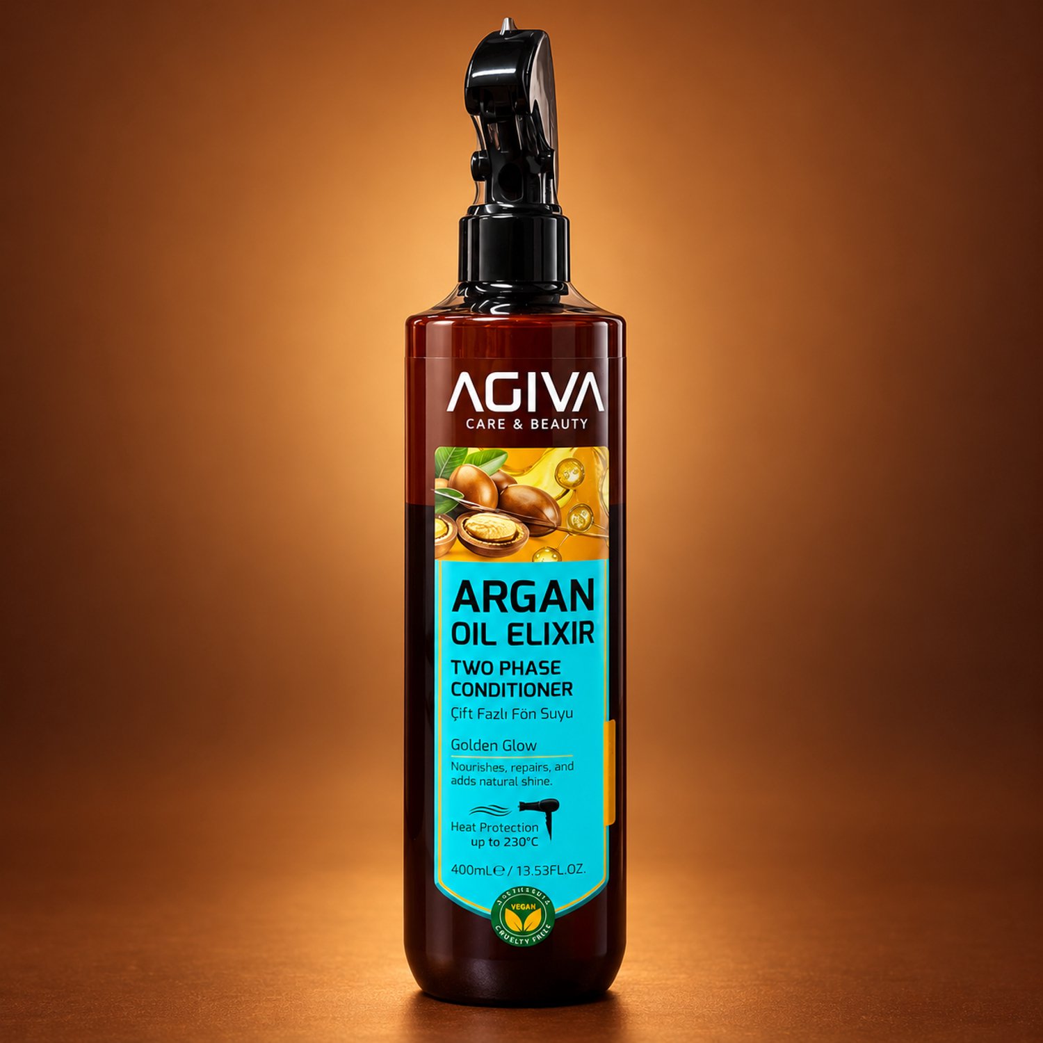 Agiva Care & Beauty - Argan Oil Elixir - Two Phase Conditioner - 400 ml