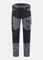 Faze.One Glaston 4K Stretch Werkbroek - Grijs Zwart - Maat 50 | Semi-Stretch Ripstop