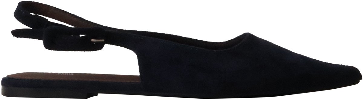 Platte pumps met bandjes