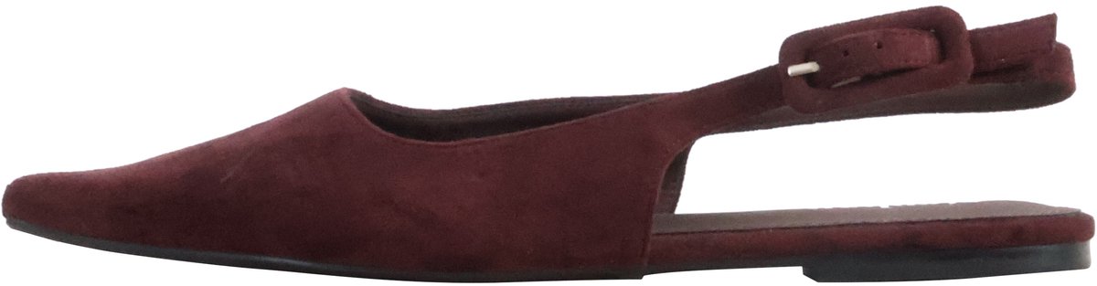 Platte pumps met bandjes