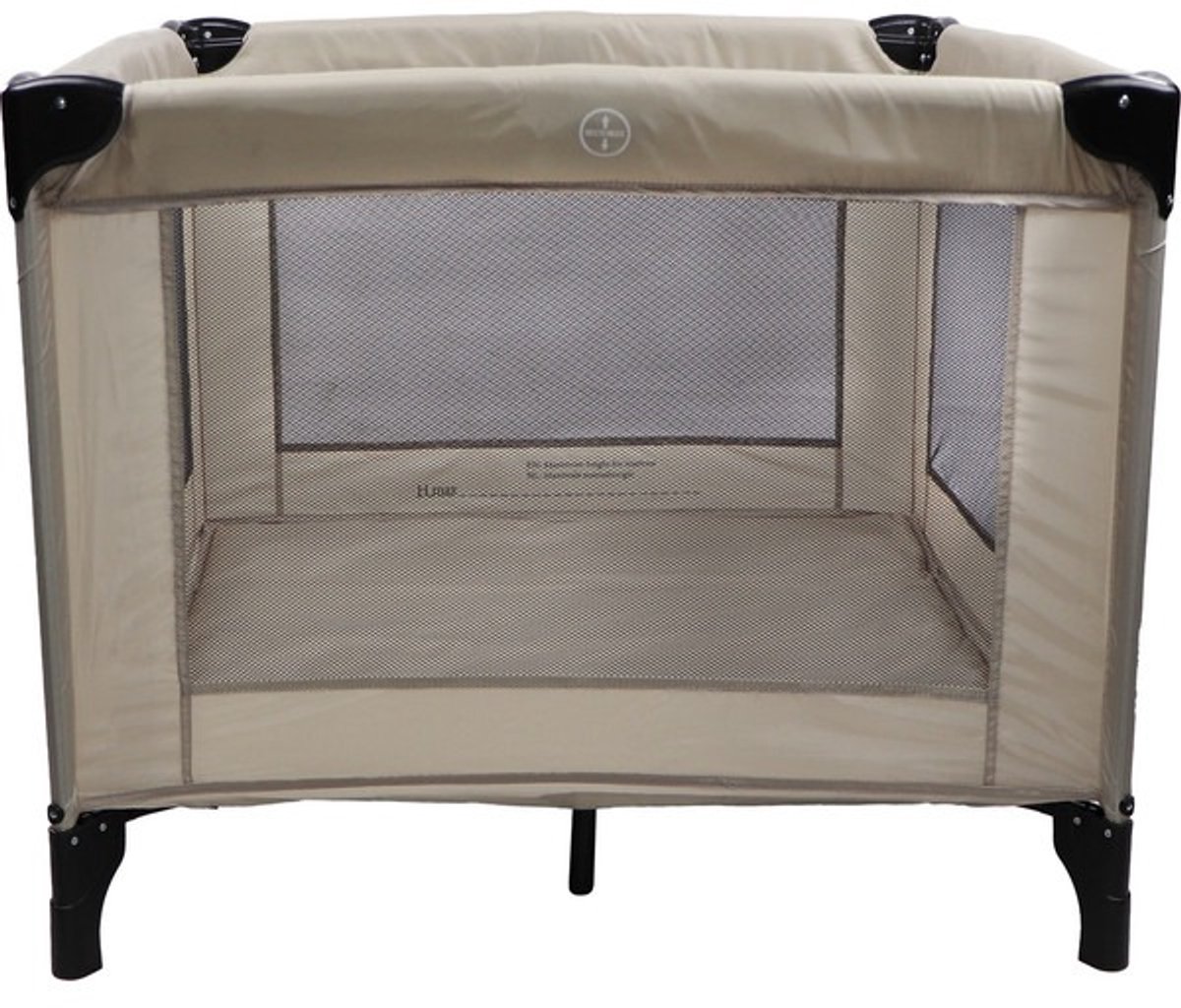 MamaLoes Luuk Beige Inklapbare Box + Opvouwbaar Matras in Tas thumbnail 2