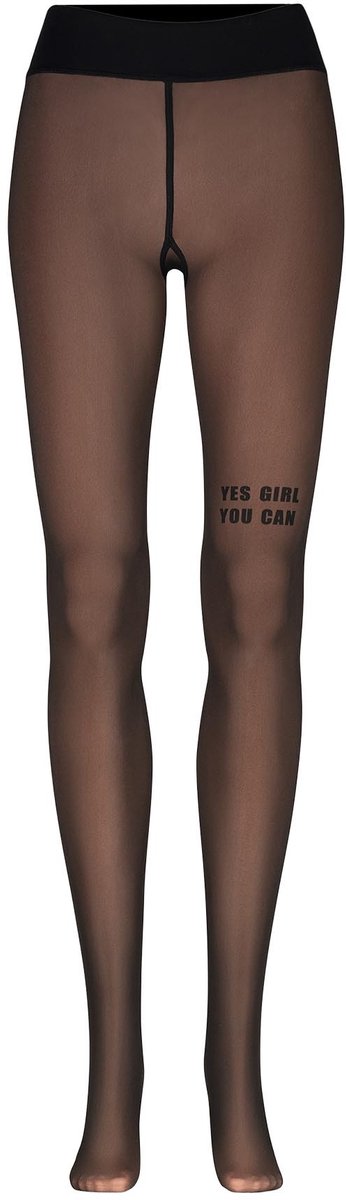 NUR DIE Feinstrumpfhose Strumpfhose warm & transparent strapazierfähig 80 DEN Print