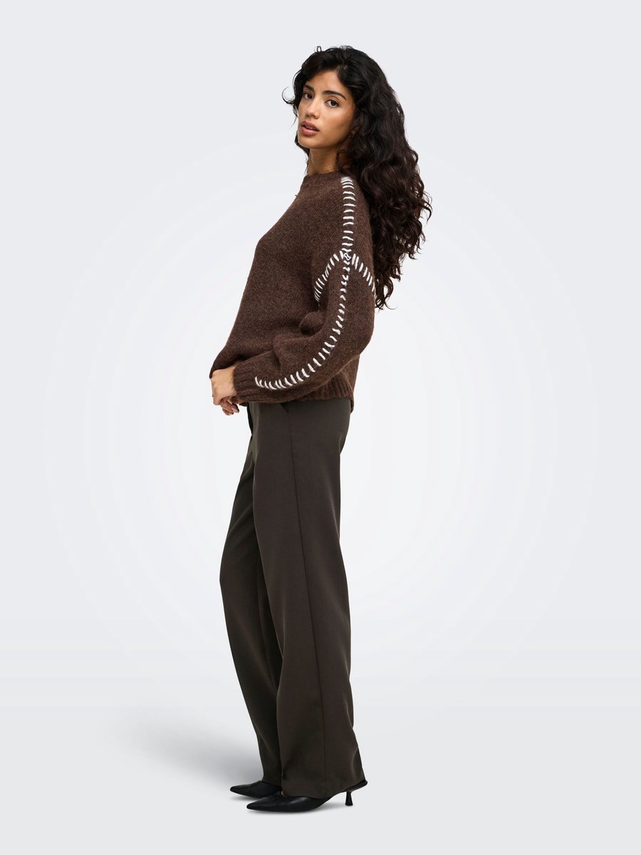 JDY - JDYZOEY LIFE L/S ON STITCH PULL KNT Dames Trui — cadeau in Cadeau-ideeën - foto 8