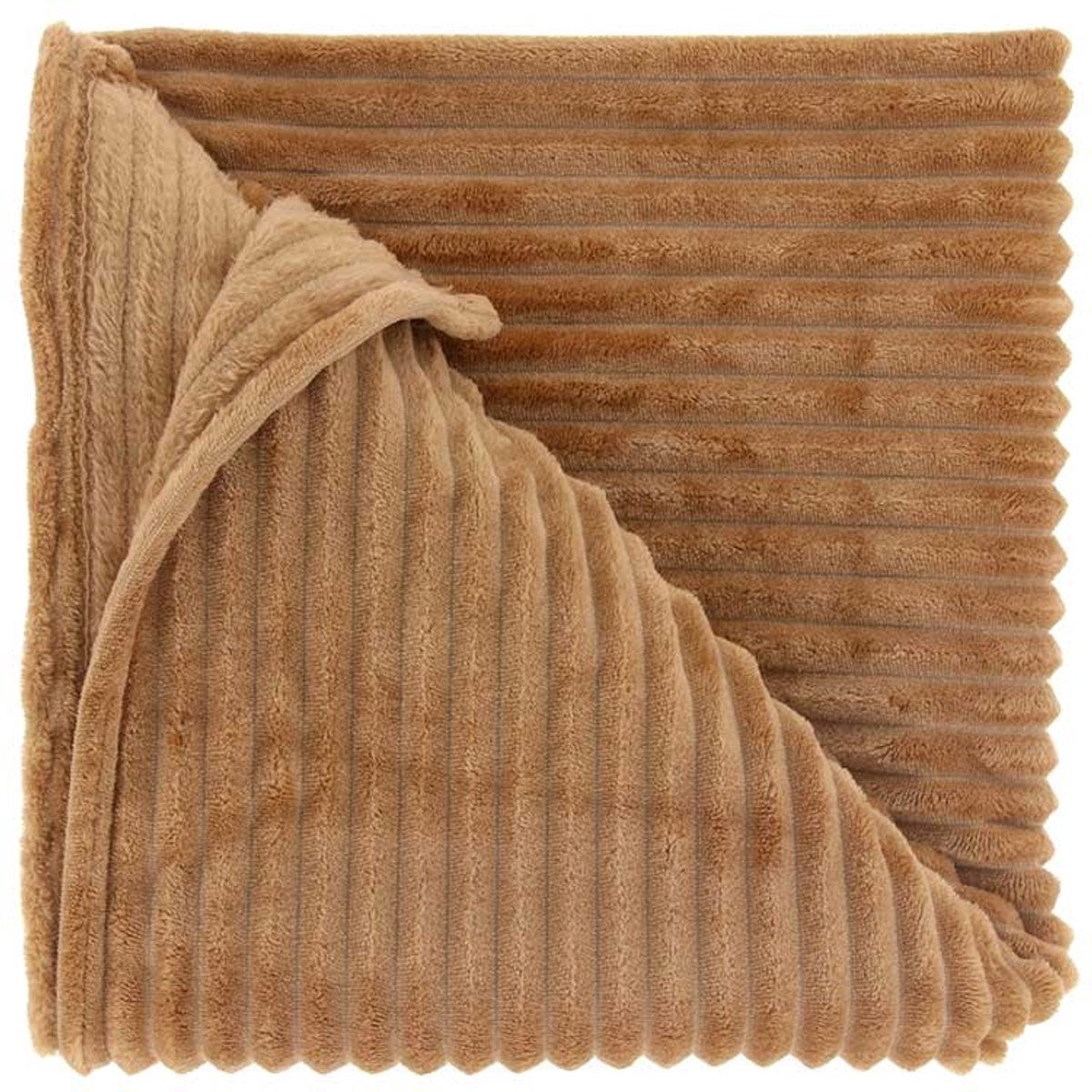 Unique Living Plaid Dez - 150x200cm - Coconut Bruin
