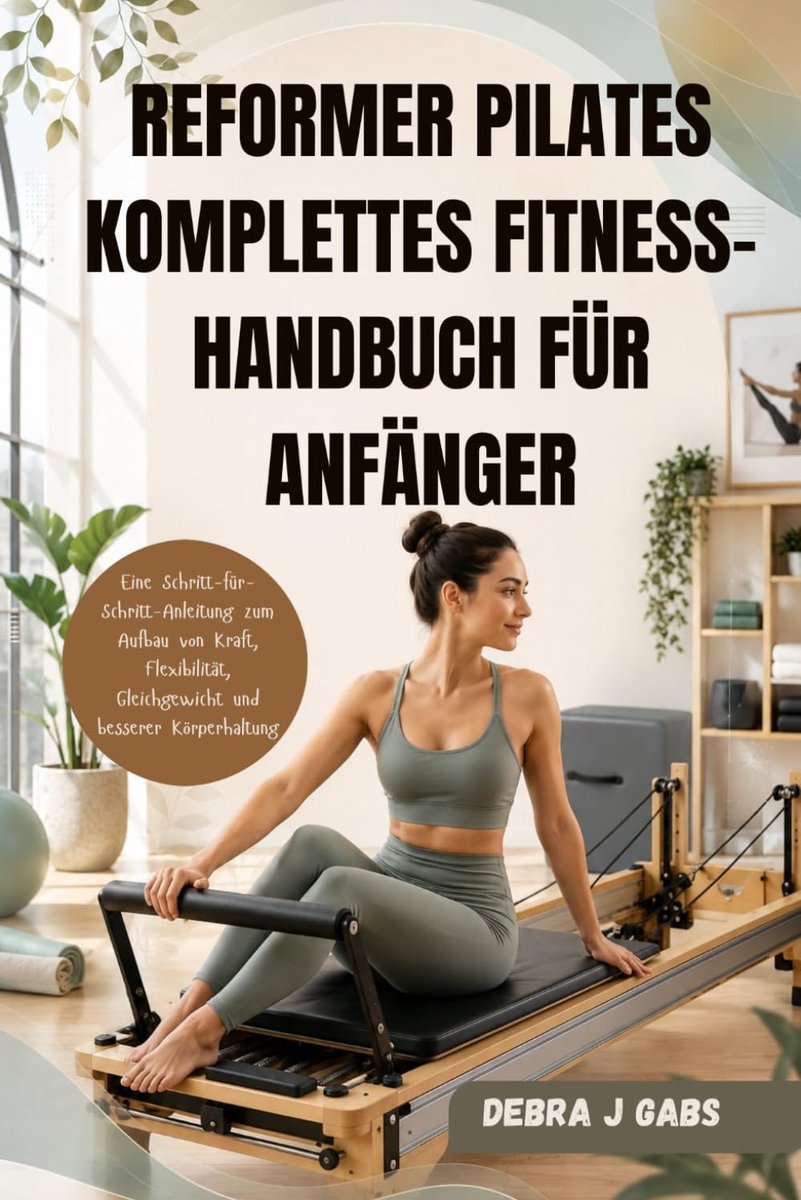 REFORMER PILATES KOMPLETTES FITNESS-HANDBUCH FÜR ANFÄNGER: Eine Schritt-für-Schritt-Anleitung zum Aufbau von Kraft - ShopVlot