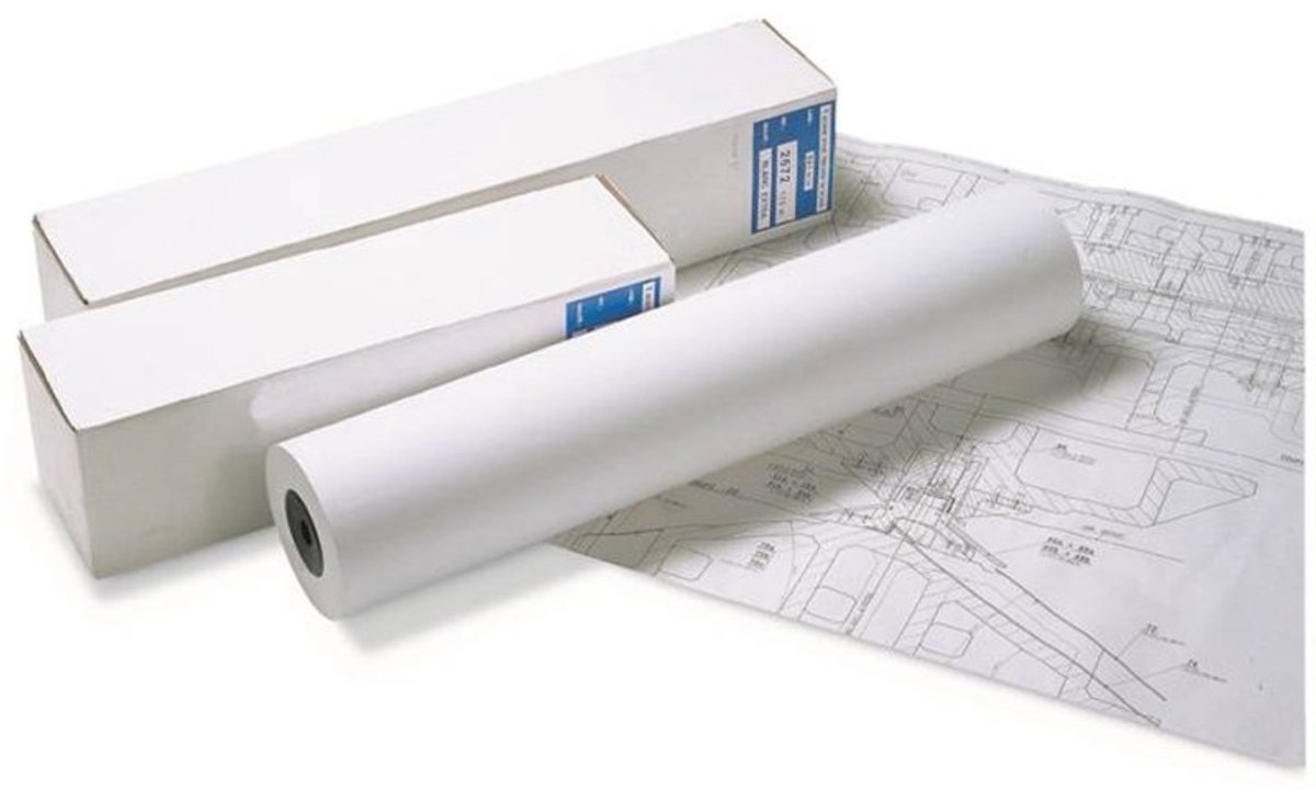 Clairefontaine Inkjet Plotterrol 1067mm x 45m doos 4 stuks