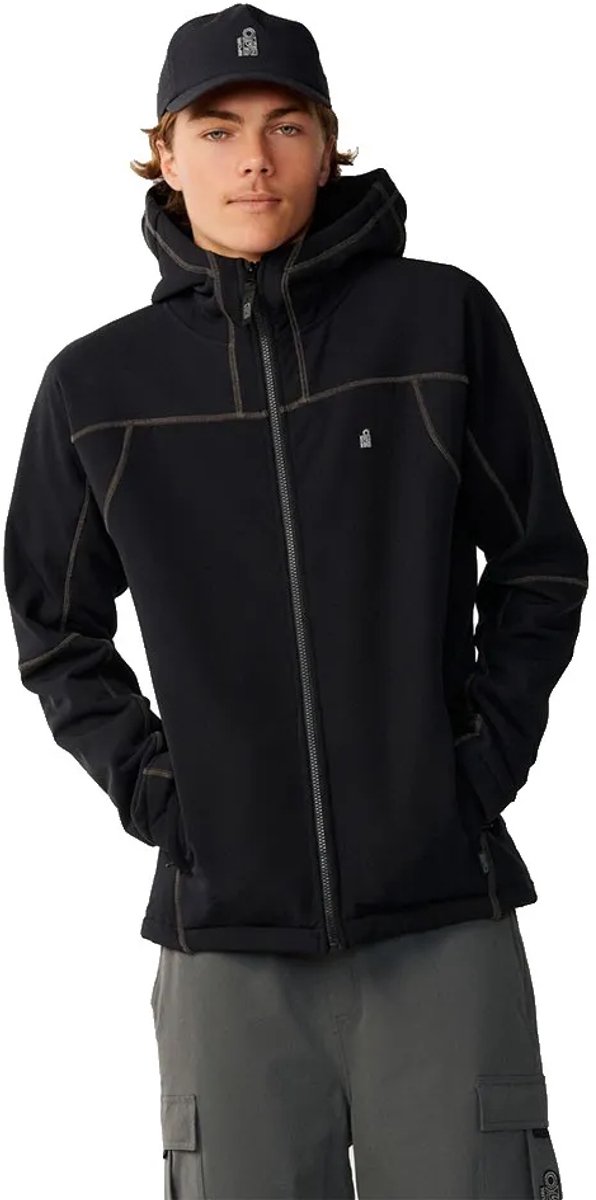 Rip Curl S-series Soft Tech Sweatshirt Met Rits XL Man Zwart